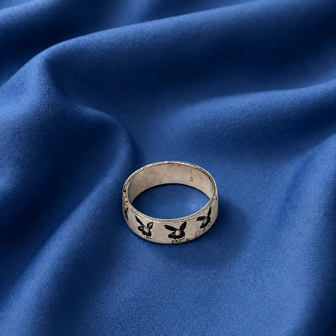 Boys Silver Band Ring